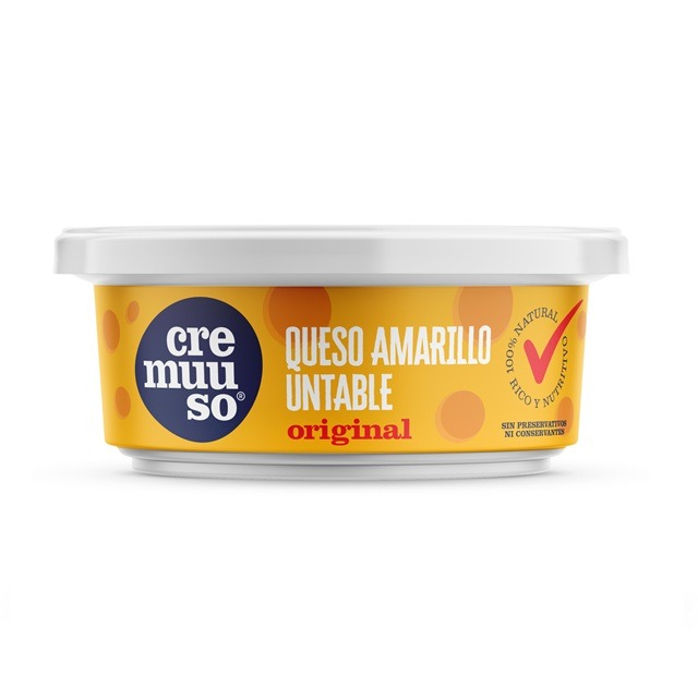 Cremuuso Queso Amarillo Untable Original 225g
