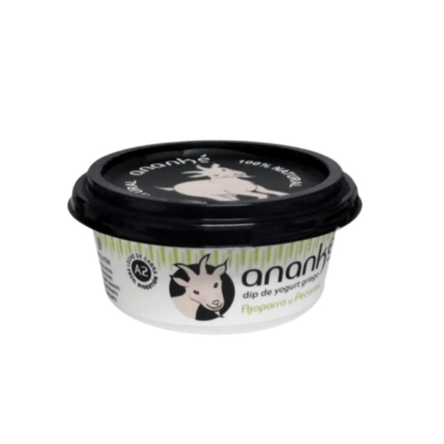 Dip Ajoporro y Pecorino de yogurt griego de cabra  215g