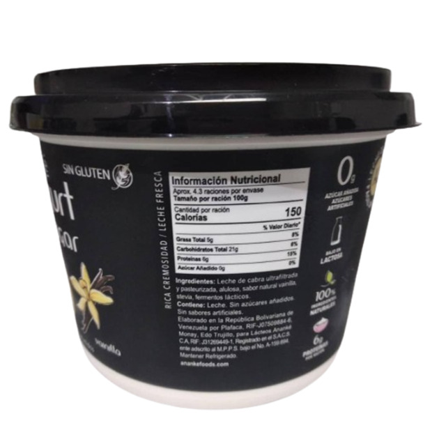 Caprigurt ZERO - Yogurt Vainilla 430g