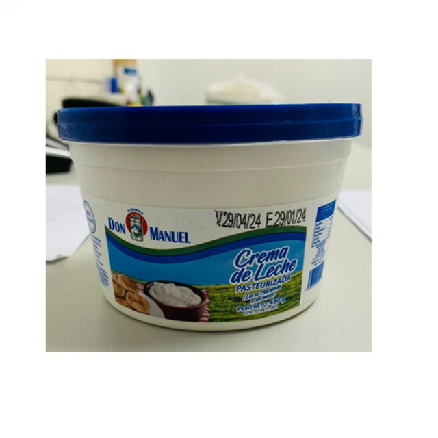 Crema de leche Don Manuel 450 g.