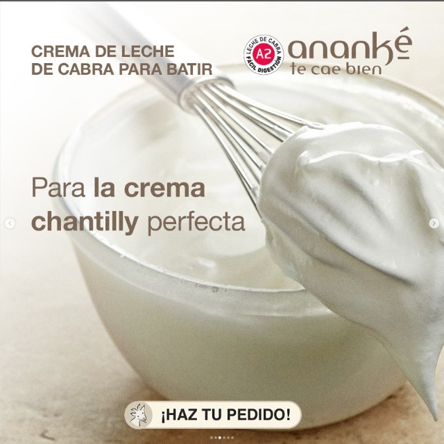 Crema de leche de cabra 1ltrs